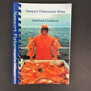 Vintage Cookbook Newport Fishermen's Wives Seafood Cookbook Recipes 1999 Oregon